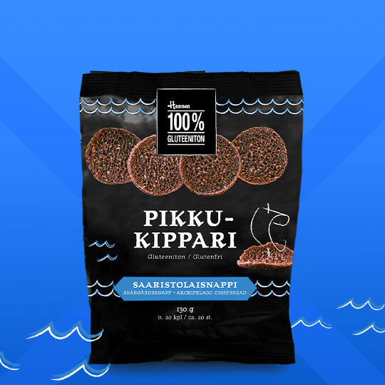 Pikku-Kippari saaristolaisnappi on täydellinen kumppani erilaisten täytteiden kanssa tai heti sellaisenaan nautittavaksi.