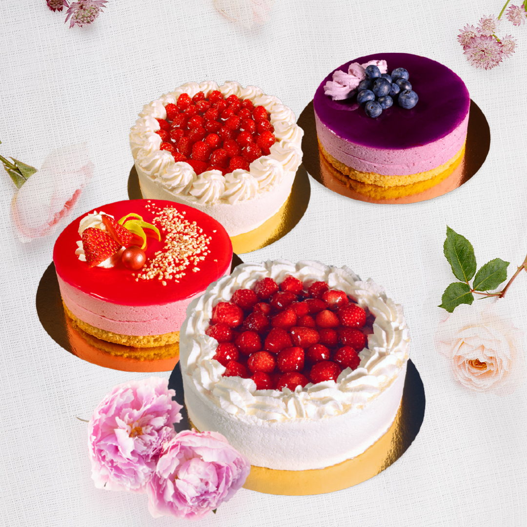 Täyteläiset täytekakut, mehevät voileipäkakut ja ihanat erikoisuudet – leivomme sydämellä, käsityönä ja toiveidesi mukaan. Gluteenitonta, laktoositonta vai jotain täysin vegaanista? Ota yhteyttä ja kondiittorimme auttavat valitsemaan sopivat kakut juhliisi. Tilaa ja nouda herkulliset gluteenittomat juhlakakut suoraan Pirjon Pakarin lähileipomoista: Nurmijärvi, Raisio, Seinäjoki, Turku tai Ylivieska.